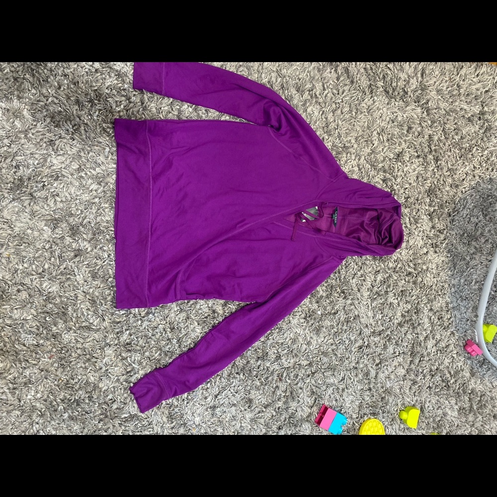 RALPH LAUREN hoodie blouse NWOUT tag size L purple - Picture 10 of 15